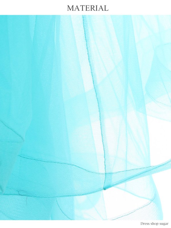 画像13: 【Lip line/リップライン】ベア/ビジュー/ショートinロング/キャバドレス long[HC03] (13)