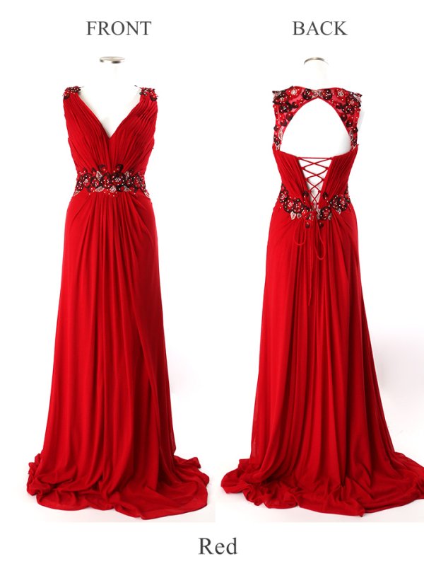 画像11: 【Lip line/リップライン】フラワー刺繍/チュール/スピンドル/ロングドレス /キャバドレスlong[HC03] (11)