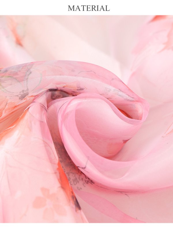 画像11: 【Lip line/リップライン】フラワープリント/ホルターネック/シフォン/ロングドレス /キャバドレスlong[HC03] (11)