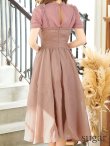 画像22: Lサイズあり【DEA. by ROBE de FLEURS/ディアバイローブドフルール】チュールxレースブラウスセット/ パフスリーブ/ キャミソール/ フレア/ ミモレ丈/ ワンピース/ キャバドレス[OF2] (22)