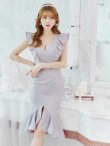 画像32: Lサイズあり【DEA. by ROBE de FLEURS/ディアバイローブドフルール】マーメイド/ フリル/ バストカット/ ワンピース/ ミディアムドレス/ キャバドレス[OF2] (32)