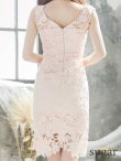 画像11: XS?Lサイズあり【DEA./ディア】ワンピース/ ケミカルレース/ ノースリーブ/ タイト/ ひざ丈/ ミディアムドレス/ キャバドレス[OF2] (11)