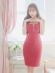 画像35: XS-Lサイズあり☆【DEA. by ROBE de FLEURS/ディアバイローブドフルール】ジップ/ ZIP/ ワッフル/ ノースリーブ/ タイト/ ミディアム丈/ キャバドレス[OF2] (35)