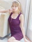 画像33: XS-Lサイズあり☆【DEA. by ROBE de FLEURS/ディアバイローブドフルール】ジップ/ ZIP/ ワッフル/ ノースリーブ/ タイト/ ミディアム丈/ キャバドレス[OF2] (33)