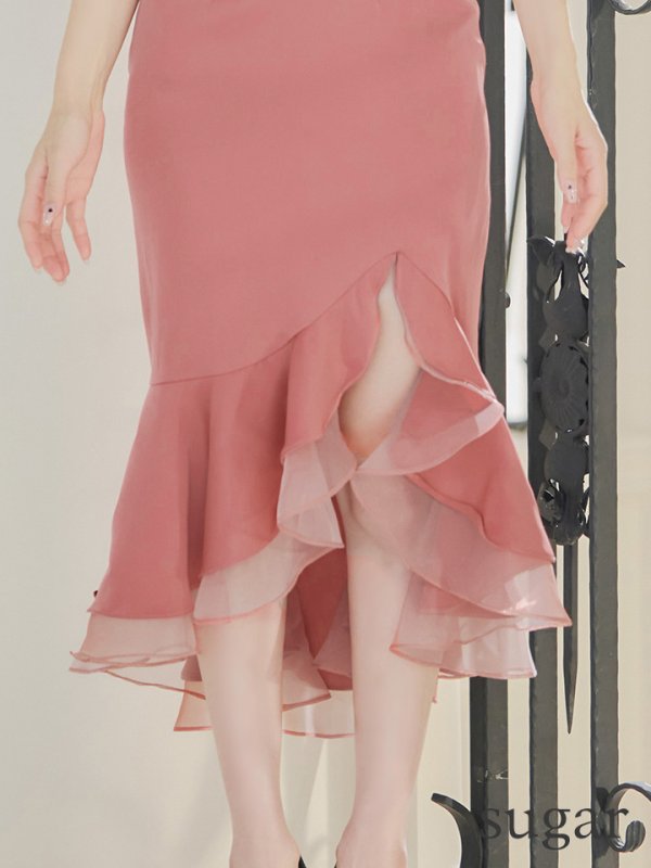 ベイクドピンク モデル:るな 身長:159cm 着用サイズ:Sサイズ
