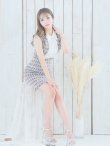画像2: Lサイズあり【DEA.by ROBE de FLEURS/ディアバイローブドフルール】襟付き / ツイード/ ノースリーブ/ タイト/ ミニドレス/ キャバドレス[OF2] (2)