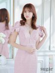 画像20: Lサイズあり【DEA.by ROBE de FLEURS/ディアバイローブドフルール】フロントジッパー/ パフスリーブ/ ミディアム丈/ ワンピース/ キャバドレス[OF2] (20)