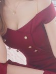 画像15: Lサイズあり【DEA. by ROBE de FLEURS/ディアバイローブドフルール】マーメイド/ オフショル/ チェーンストラップ/ ワンカラー/ スリット/ ミモレ丈/ ミディドレス/ キャバドレス[OF2] (15)