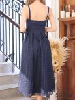 画像28: Lサイズあり【DEA. by ROBE de FLEURS/ディアバイローブドフルール】フロントジッパー/ チュール/ キャミソール/ Aライン/ フレア/ ミモレ丈/ ミディアム丈/ ワンピース/ ミディアムドレス/ キャバドレス[OF2] (28)