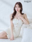 画像1: 【DEA.by ROBE de FLEURS/ディアバイローブドフルール】スプリングツイード/ デニムスプリングツイード/ キャミソール/ タイト/ ミニドレス/ キャバドレス[OF2] (1)