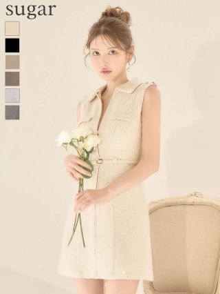 DEA アイボリーノースリーブドレス Sサイズ DEA.by ROBE de FLEURS】アイボリー - sugar