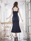 画像13: Lサイズあり【DEA.by ROBE de FLEURS/ディアバイローブドフルール】フロントボタン/ ノースリーブ/ シンプル/ サテン/ ロングドレス/ キャバドレス long[OF2] (13)