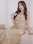 画像6: Lサイズあり【DEA.by ROBE de FLEURS/ディアバイローブドフルール】花柄ジャガード/ パイピング/ フレア/ ミモレ丈/ ミディアムドレス/ キャバドレス[OF2] (6)