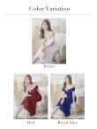 画像14: Lサイズあり【DEA.by ROBE de FLEURS/ディアバイローブドフルール】ワンカラー/ リブニット/ マーメイド/ オフショル/ ストレッチ/ ロングドレス/ キャバドレス long[OF2] (14)