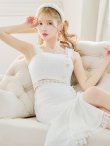画像6: 再入荷！【DEA.by ROBE de FLEURS/ディアバイローブドフルール】スプリングツイード/ ノースリーブ/ セットアップ/ レース/ ミモレ丈/ Aライン/ ミディアムドレス/ キャバドレス[OF2] (6)