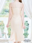 画像15: Lサイズあり【DEA. by ROBE de FLEURS/ディアバイローブドフルール】デコルテシアー/ チェック/ マーメイド/ ミディアムドレス/ キャバドレス[OF2] (15)