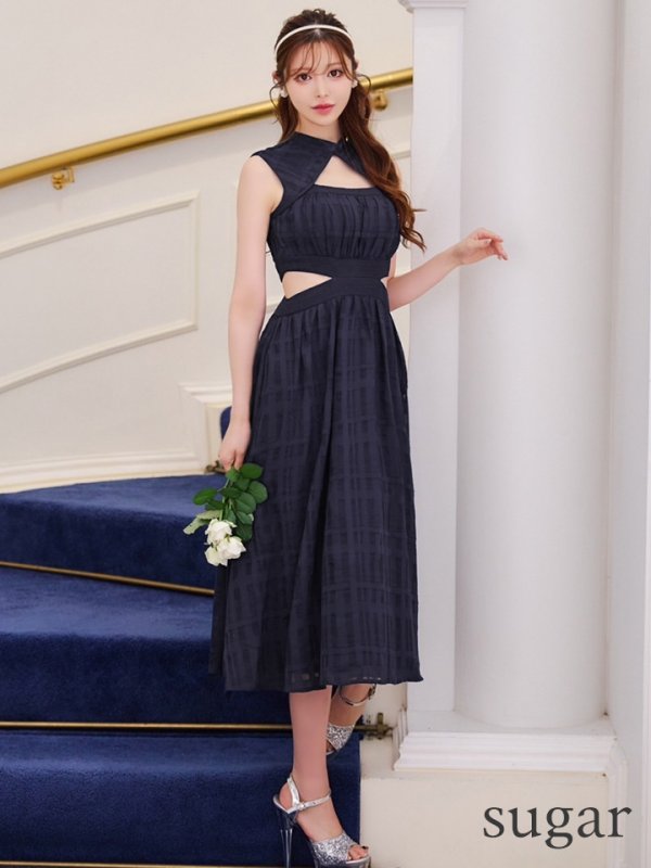 ネイビー モデル:桜伊みやこ 身長:168cm 着用サイズ:Sサイズ