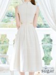 画像30: XS-Lサイズあり【DEA. by ROBE de FLEURS/ディアバイローブドフルール】バストオープンカット/ ウエストスリット/ チェック/ フレア/ ロング/ ミディアムドレス/ キャバドレス[OF2] (30)