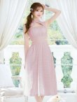 画像17: XS-Lサイズあり【DEA. by ROBE de FLEURS/ディアバイローブドフルール】バストオープンカット/ ウエストスリット/ チェック/ フレア/ ロング/ ミディアムドレス/ キャバドレス[OF2] (17)