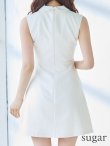画像9: Lサイズあり【DEA.by ROBE de FLEURS/ディアバイローブドフルール】センタージップ/ シンプル/ ノースリーブ/ レディ/ フレア/ ミニドレス/ キャバドレス[OF2] (9)