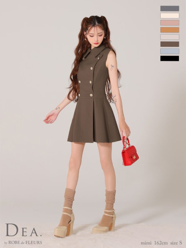 ココアブラウン モデル:みみ 身長:162cm 着用サイズ:Sサイズ