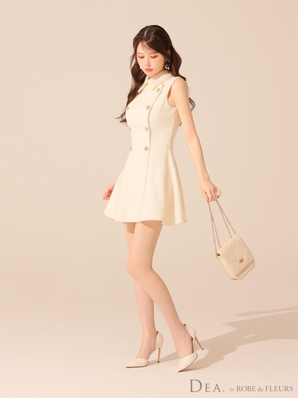 ホワイト モデル:ゆめ 身長:160cm 着用サイズ:Sサイズ