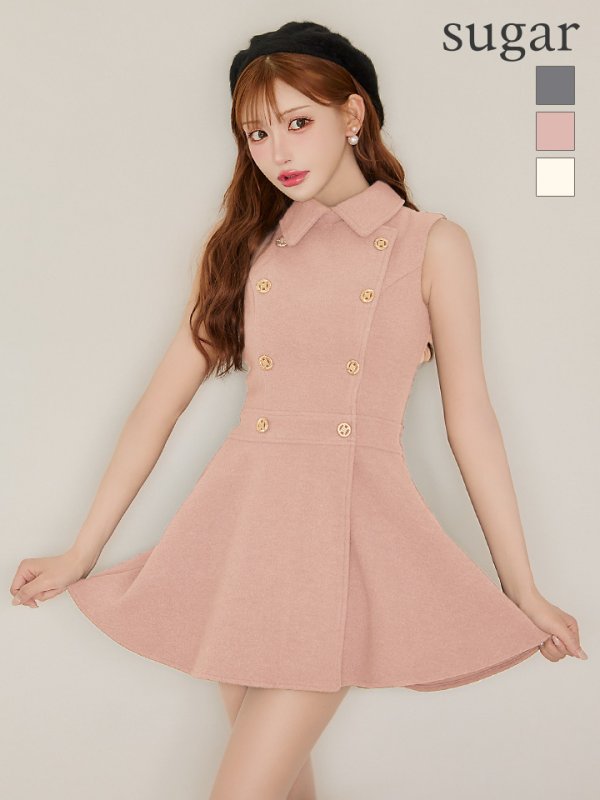 ピンク モデル：明日花キララ　身長：162cm 着用サイズ：Sサイズ