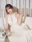 画像7: XS-Lサイズあり【DEA./ディア】2way/ バストカット/ サテンリボン/ フレア/ ワンピース/ ミモレ丈/ ミディアムドレス/ キャバドレス long[OF2]【一部予約商品/7月上旬発送予定】 (7)