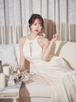 画像8: XS-Lサイズあり【DEA./ディア】2way/ バストカット/ サテンリボン/ フレア/ ワンピース/ ミモレ丈/ ミディアムドレス/ キャバドレス long[OF2]【一部予約商品/7月上旬発送予定】 (8)