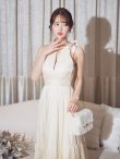 画像9: XS-Lサイズあり【DEA./ディア】2way/ バストカット/ サテンリボン/ フレア/ ワンピース/ ミモレ丈/ ミディアムドレス/ キャバドレス long[OF2]【一部予約商品/7月上旬発送予定】 (9)