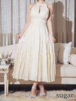 画像13: XS-Lサイズあり【DEA./ディア】2way/ バストカット/ サテンリボン/ フレア/ ワンピース/ ミモレ丈/ ミディアムドレス/ キャバドレス long[OF2]【一部予約商品/7月上旬発送予定】 (13)