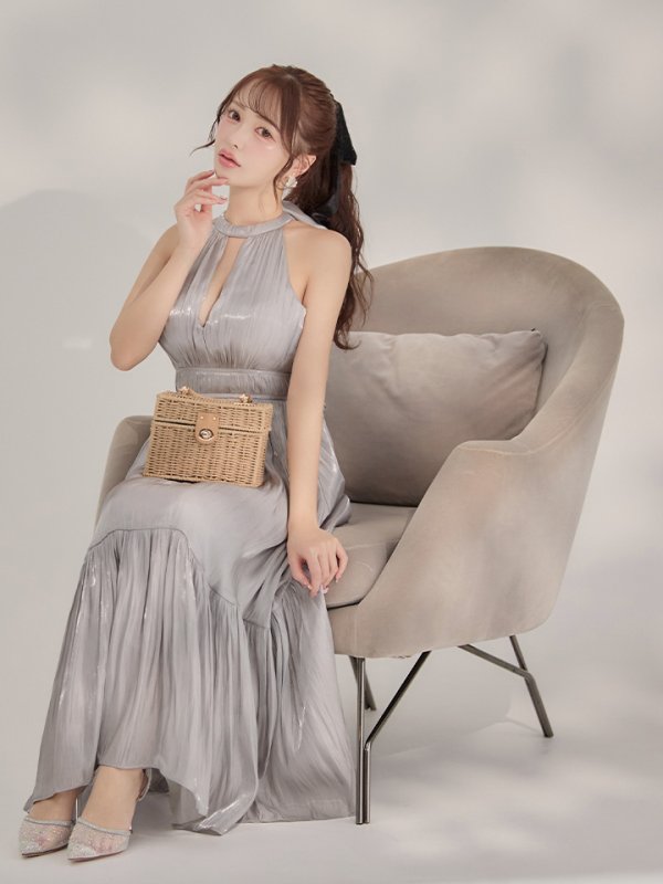 ライトグレー モデル：りな　身長：160cm　着用サイズ：Sサイズ