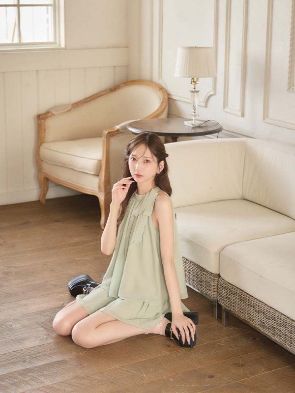 ミント　モデル：あすか　身長：170cm　着用サイズ：Sサイズ