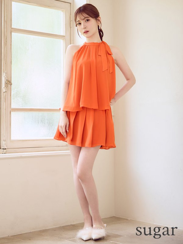 オレンジ モデル：けい　身長165cm　着用サイズ：Sサイズ