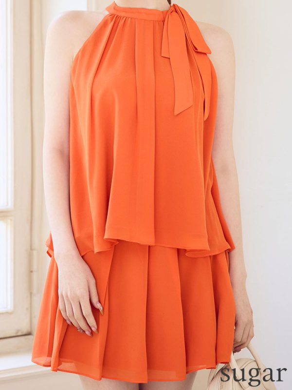 オレンジ モデル：けい　身長165cm　着用サイズ：Sサイズ