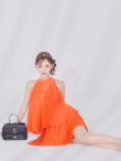 オレンジ　モデル：明日花キララ　身長162cm　着用サイズ：Sサイズ