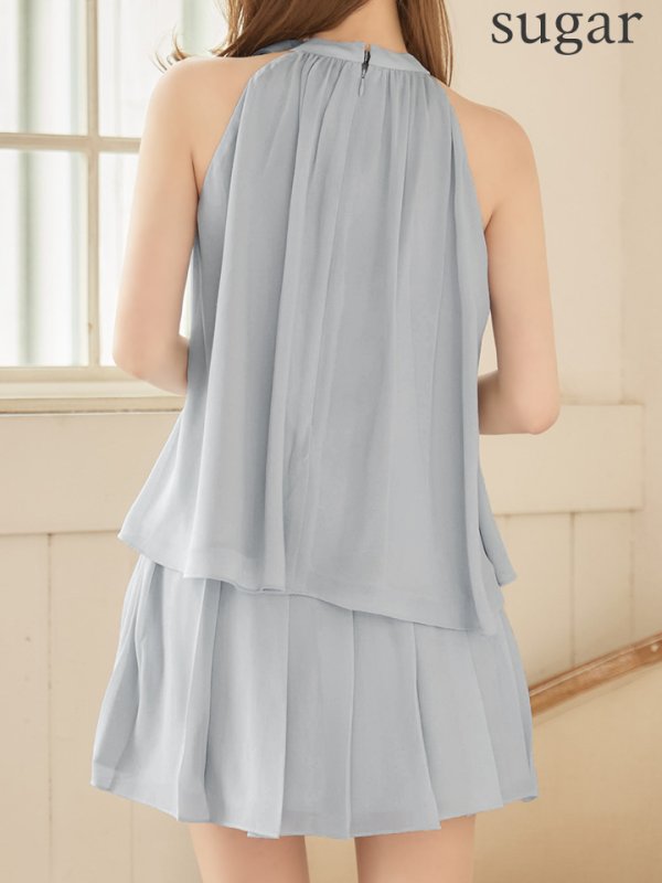 パウダーブルー　モデル：ゆめ　身長：160cm　着用サイズ：Sサイズ