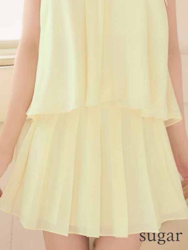 イエロー　モデル：れみれみ　身長：163cm　着用サイズ：Sサイズ