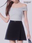 ブルー モデル：明日花キララ　身長：162cm 着用サイズ：Sサイズ
