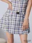ブルー モデル：如月れい　身長：156cm　着用サイズ：Sサイズ