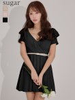 ブラック モデル：りな　身長：160cm　着用サイズ：Sサイズ