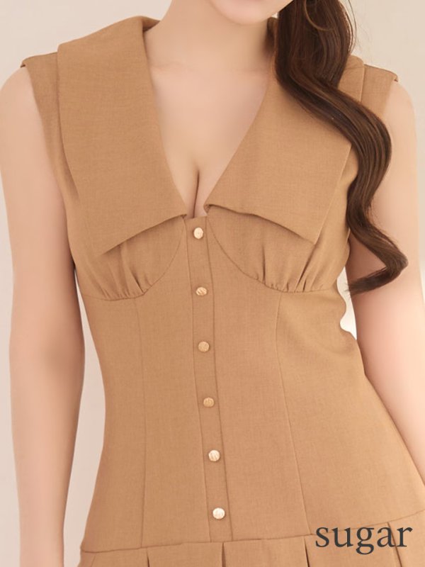 キャメル　モデル：ももか　身長：156cm　着用サイズ：Sサイズ