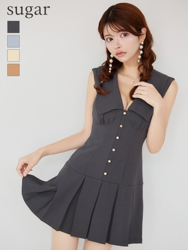 グレー　モデル：まりん　身長：164cm　着用サイズ：Sサイズ