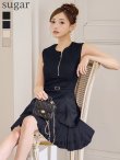 ネイビー　モデル：みあ　身長：147cm　着用サイズ：Sサイズ