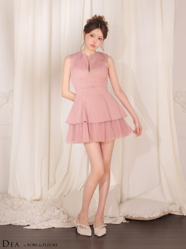 ピンク　モデル：いおり　身長：161cm　着用サイズ：Sサイズ