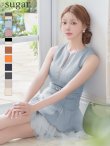 ブルー　モデル：明日花キララ　身長162cm　着用サイズ：Sサイズ