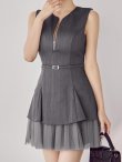グレー　モデル：ももか　身長：156cm　着用サイズ：Sサイズ