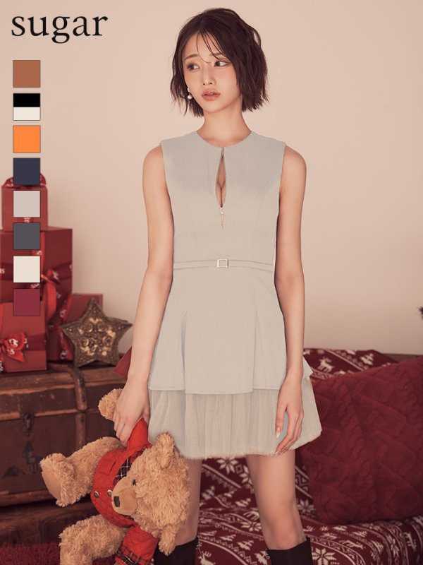 ライトグレー モデル：りこ　身長：156cm　着用サイズ：Sサイズ