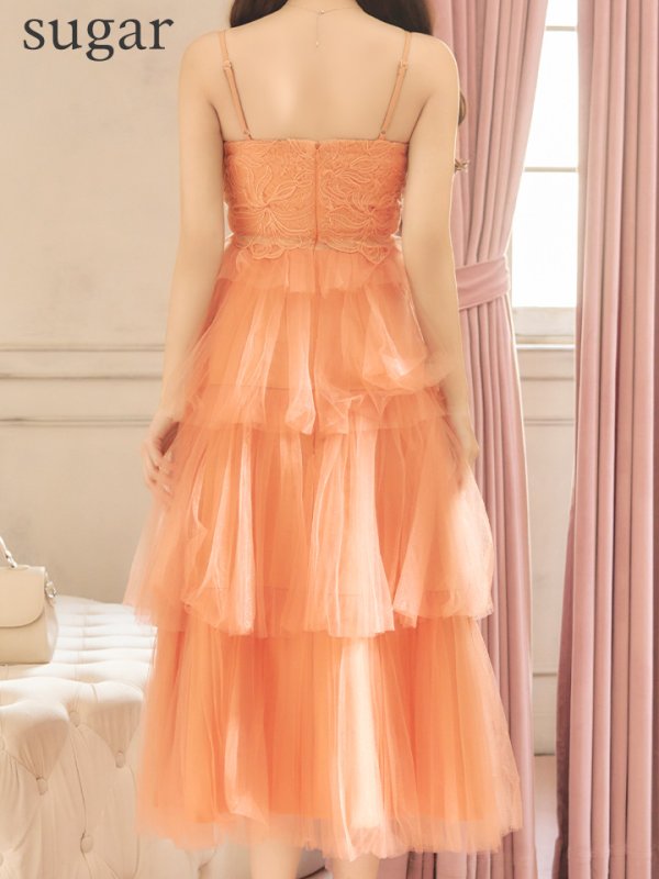 オレンジ モデル：りな　身長：160cm:Sサイズ