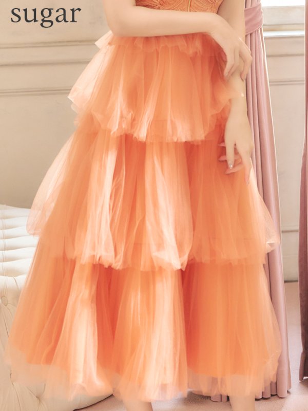 オレンジ モデル：りな　身長：160cm:Sサイズ